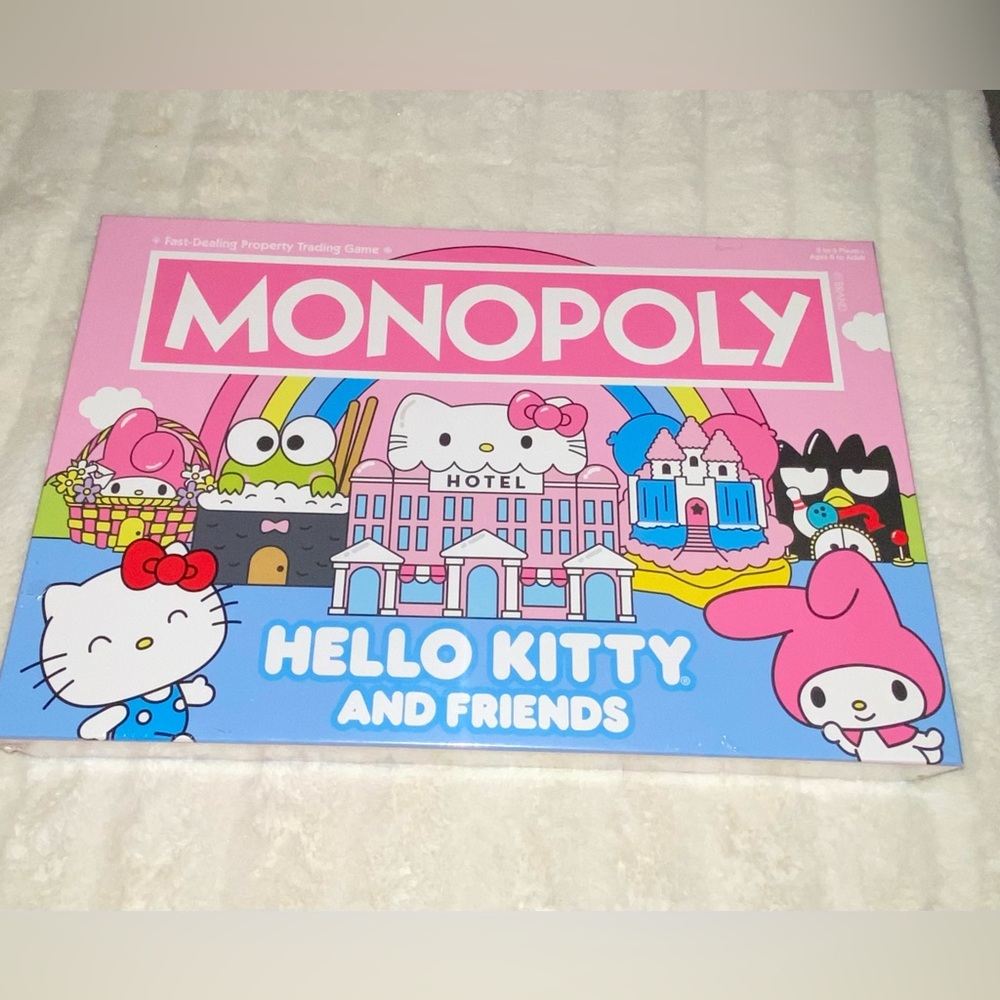HELLO Kitty Monopoly USAOPOLY Limited Edition Board Game BRAND NEW SEALED